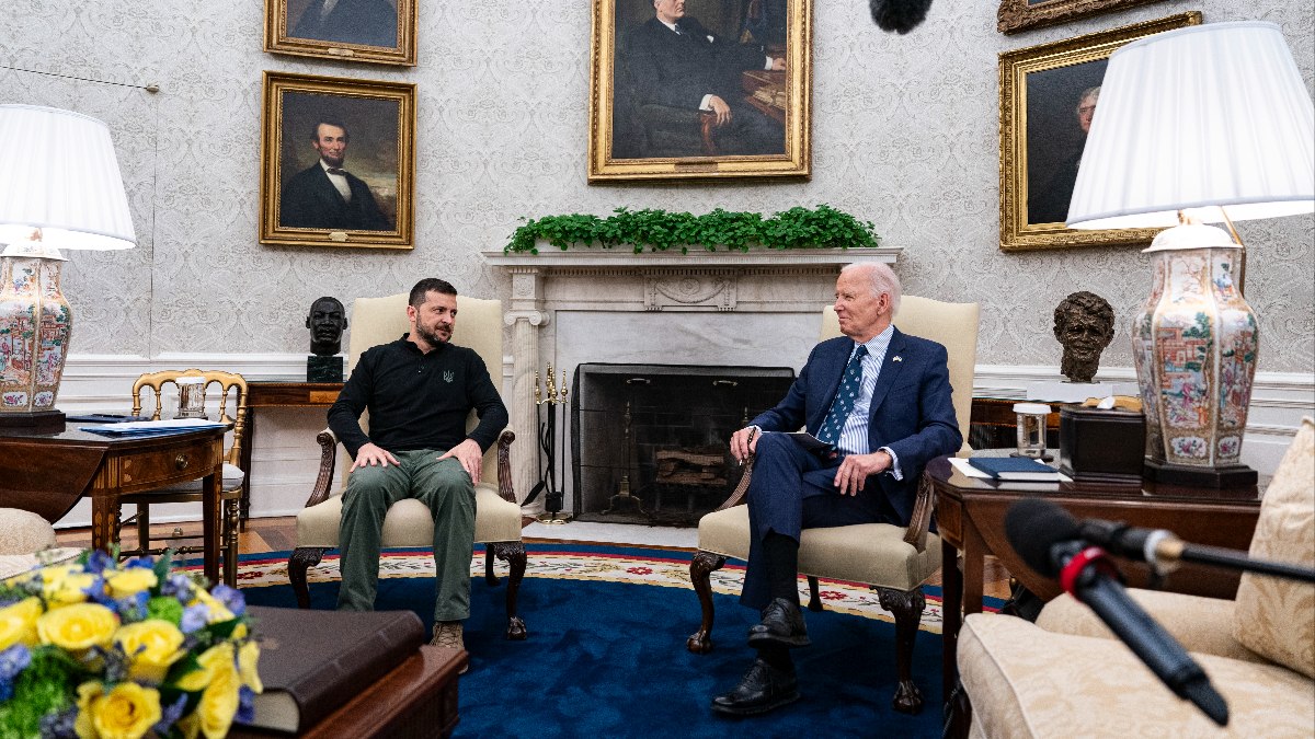 Biden ve Zelenskiy, Beyaz Saray’da bir araya geldi