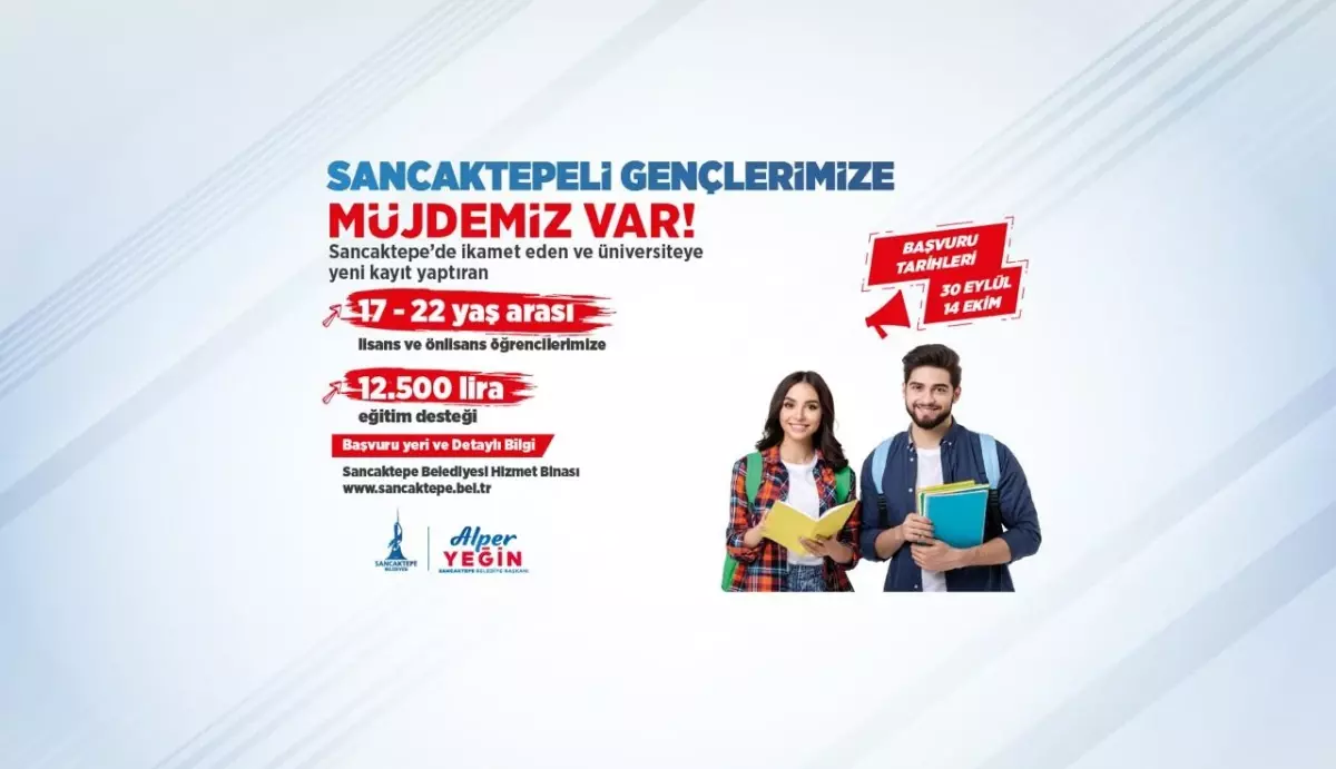 Sancaktepe Belediyesi 2024’te Üniversite Öğrencilerine Eğitim Desteği Sağlayacak