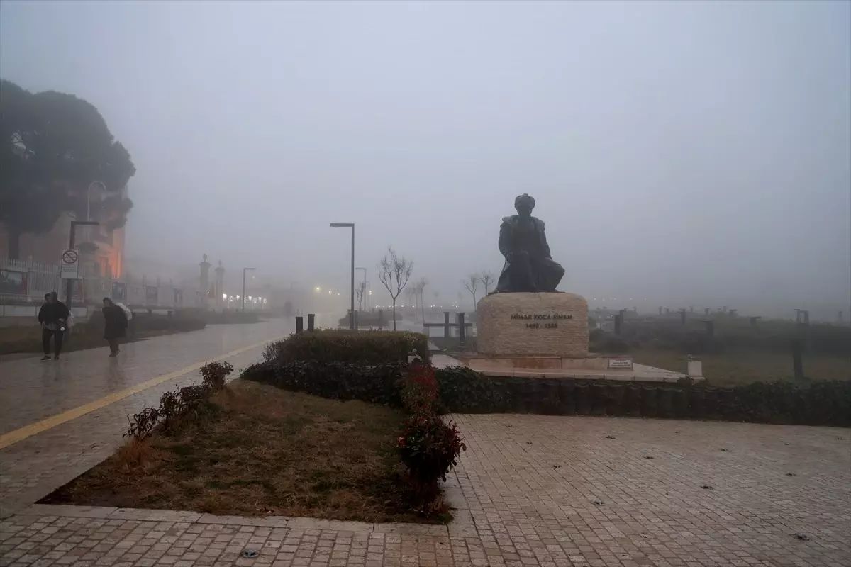 Edirne ve Tekirdağ’da Yoğun Sis